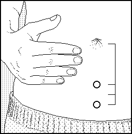 Acupunctuurpunt 13 onderbuik pain zap bijnbestrijding pen